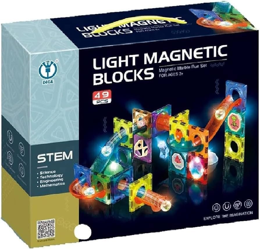 Light magnetic blocks