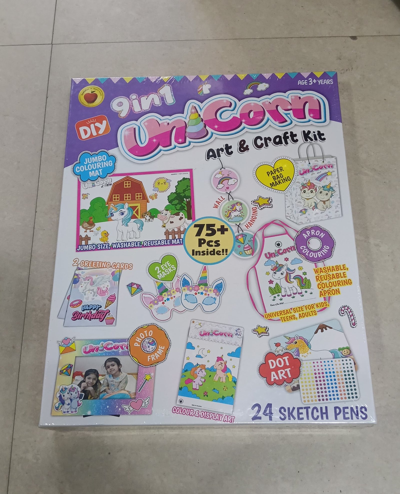 9 in 1 unicorn art and craft kit